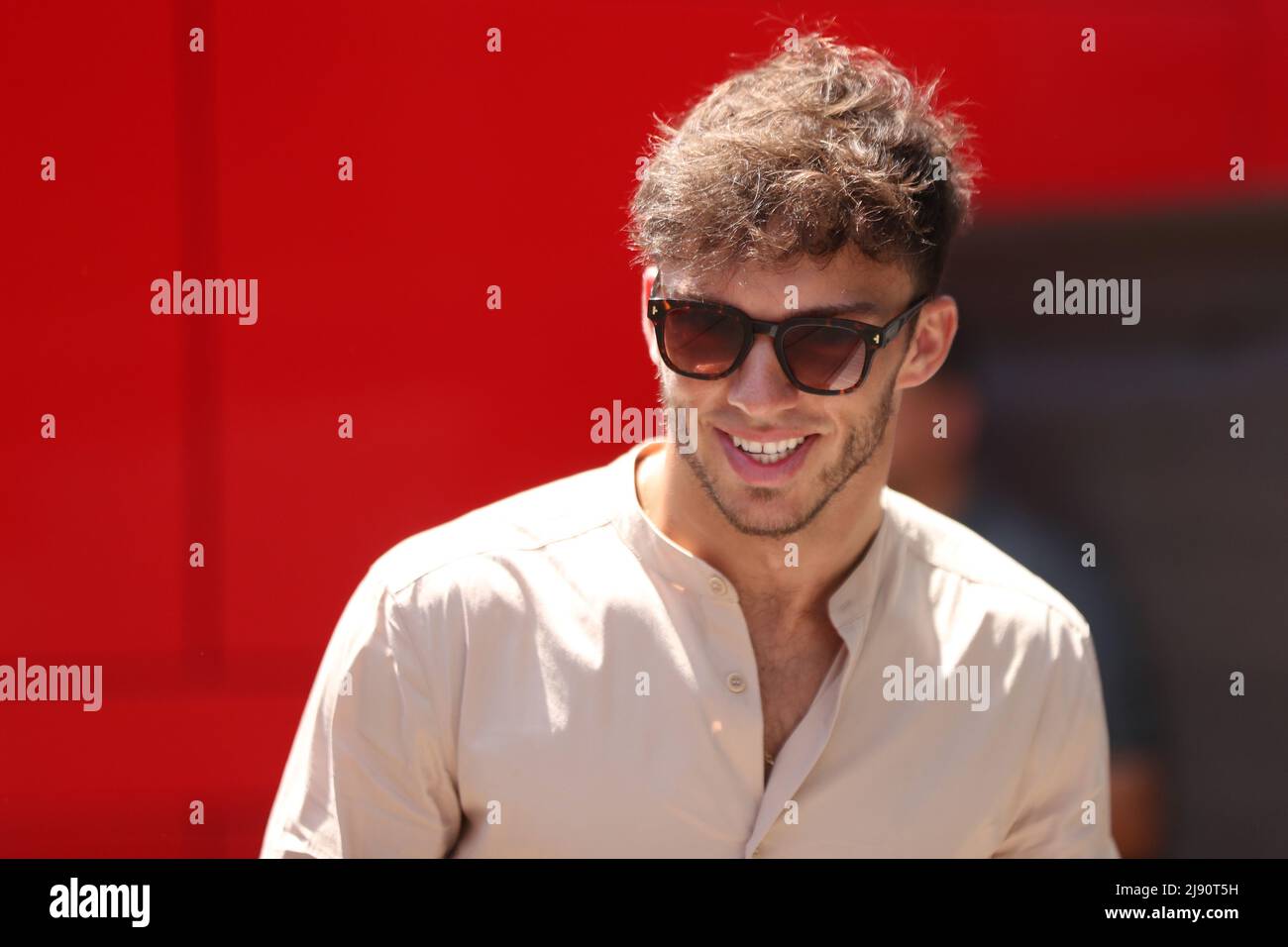 Barcellona, Circuit de Barcelona Catalunya, 19th maggio 2022; Spagna. F1 Gran Premio di Spagna, Giovedi arrivi: Scuderia AlphaTauri Pierre Gasly Foto Stock