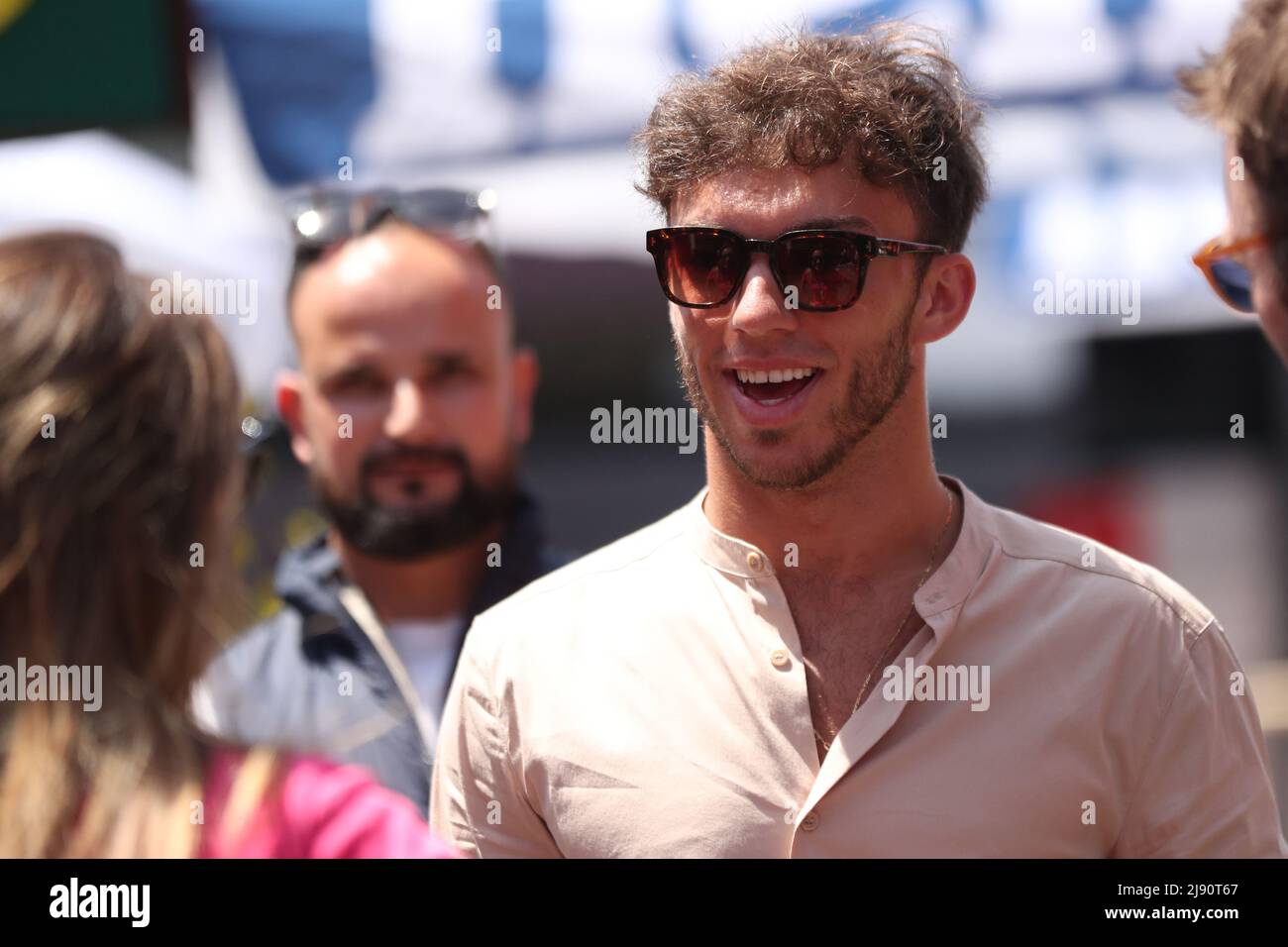 Barcellona, Circuit de Barcelona Catalunya, 19th maggio 2022; Spagna. F1 Gran Premio di Spagna, Giovedi arrivi: Scuderia AlphaTauri, Pierre Gasly Foto Stock