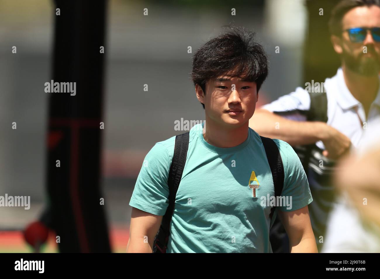 Barcellona, Circuit de Barcelona Catalunya, 19th maggio 2022; Spagna. F1 Gran Premio di Spagna, Giovedi arrivi: Scuderia AlphaTauri, Yuki Tsunoda Foto Stock