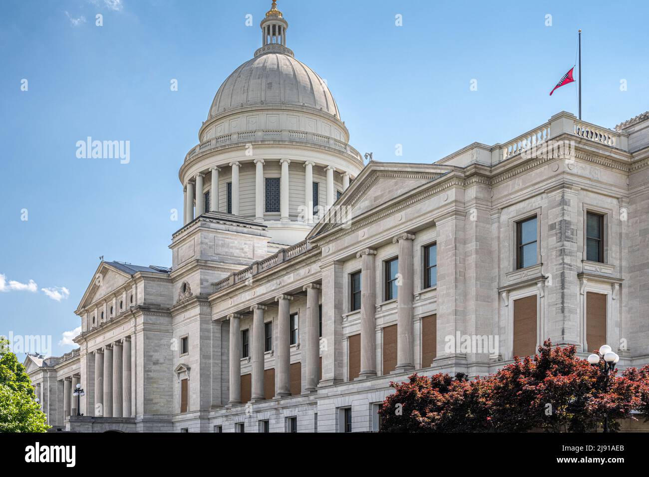 Edificio del Campidoglio dell'Arkansas nel centro di Little Rock, Arkansas. (USA) Foto Stock
