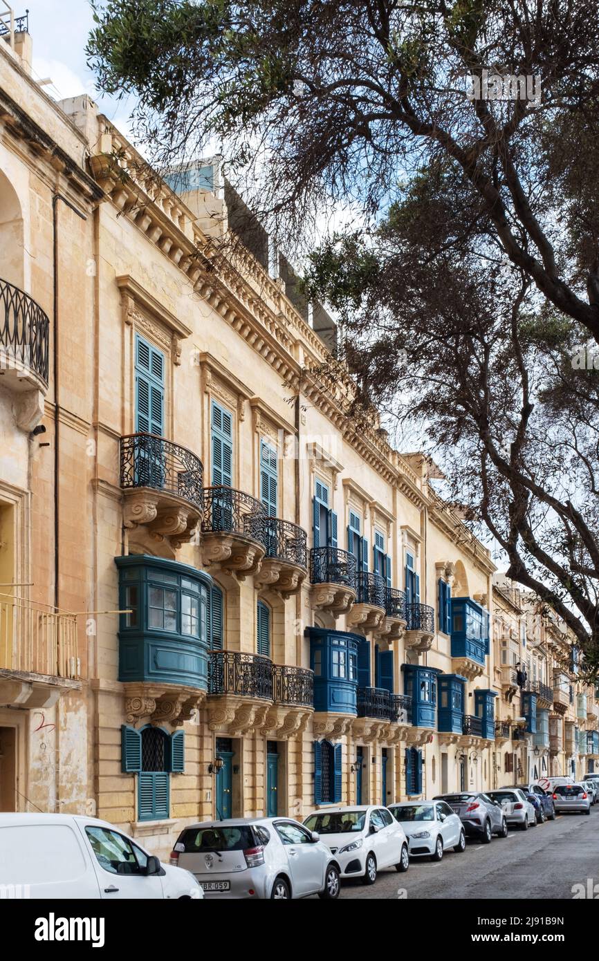 Bastione di Santa Barbara, Valletta, Malta Foto Stock