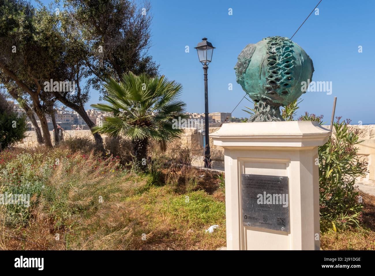 Giardini Gardjola, Senglea (l'Isla), le tre Città, Malta Foto Stock