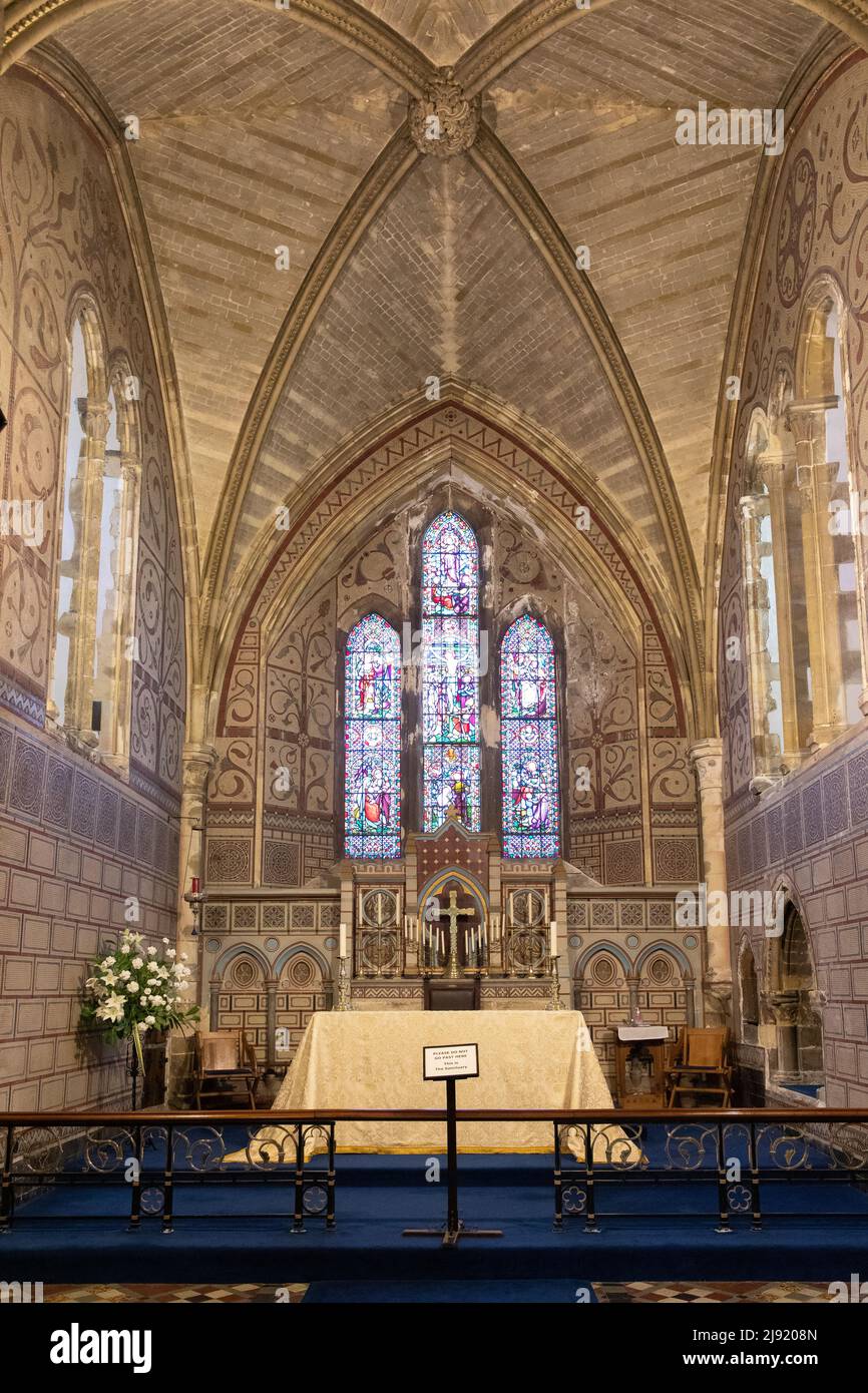 Chiesa di Santa Maria a Castro, Castello di dover, Kent, Regno Unito Foto Stock