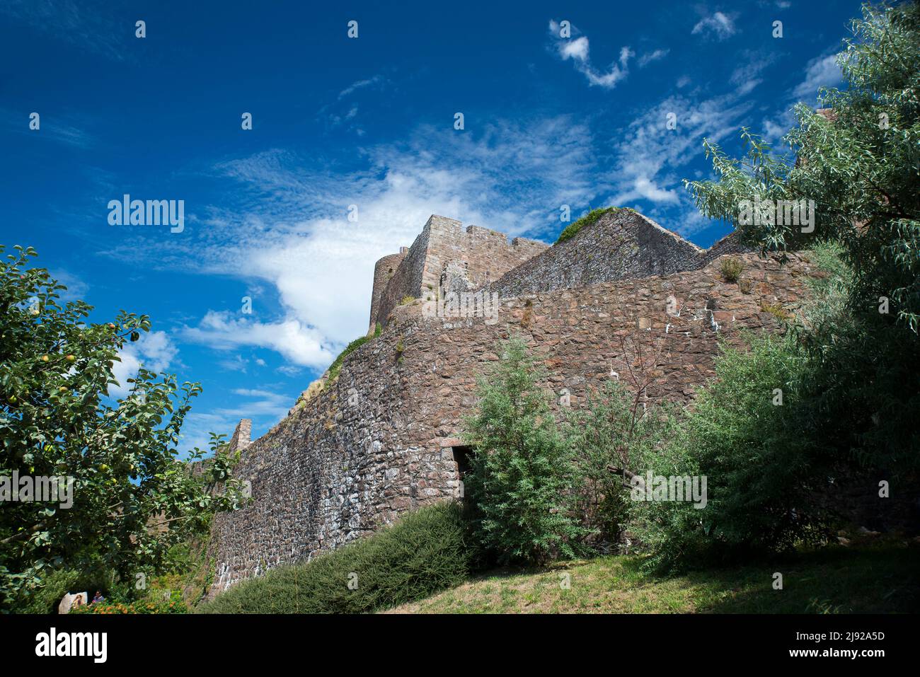 Castello di Mount Orgueil - Jersey Foto Stock