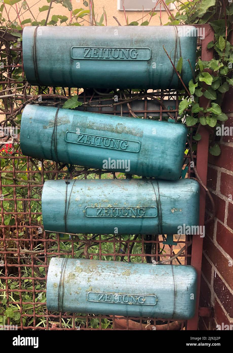 07.05.2021, Berlino, , Germania - giornale titolare. 00S210507D546CAROEX.JPG [MODELLO RELEASE: NO, PROPERTY RELEASE: NO (c) karo images / Sorge, http://www Foto Stock