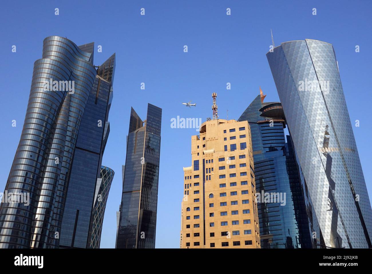 22.02.2022, Doha, , Qatar - Vista città. 00S220222D331CAROEX.JPG [MODELLO RELEASE: NO, PROPERTY RELEASE: NO (c) karo images / Sorge, http://www.caro-image Foto Stock