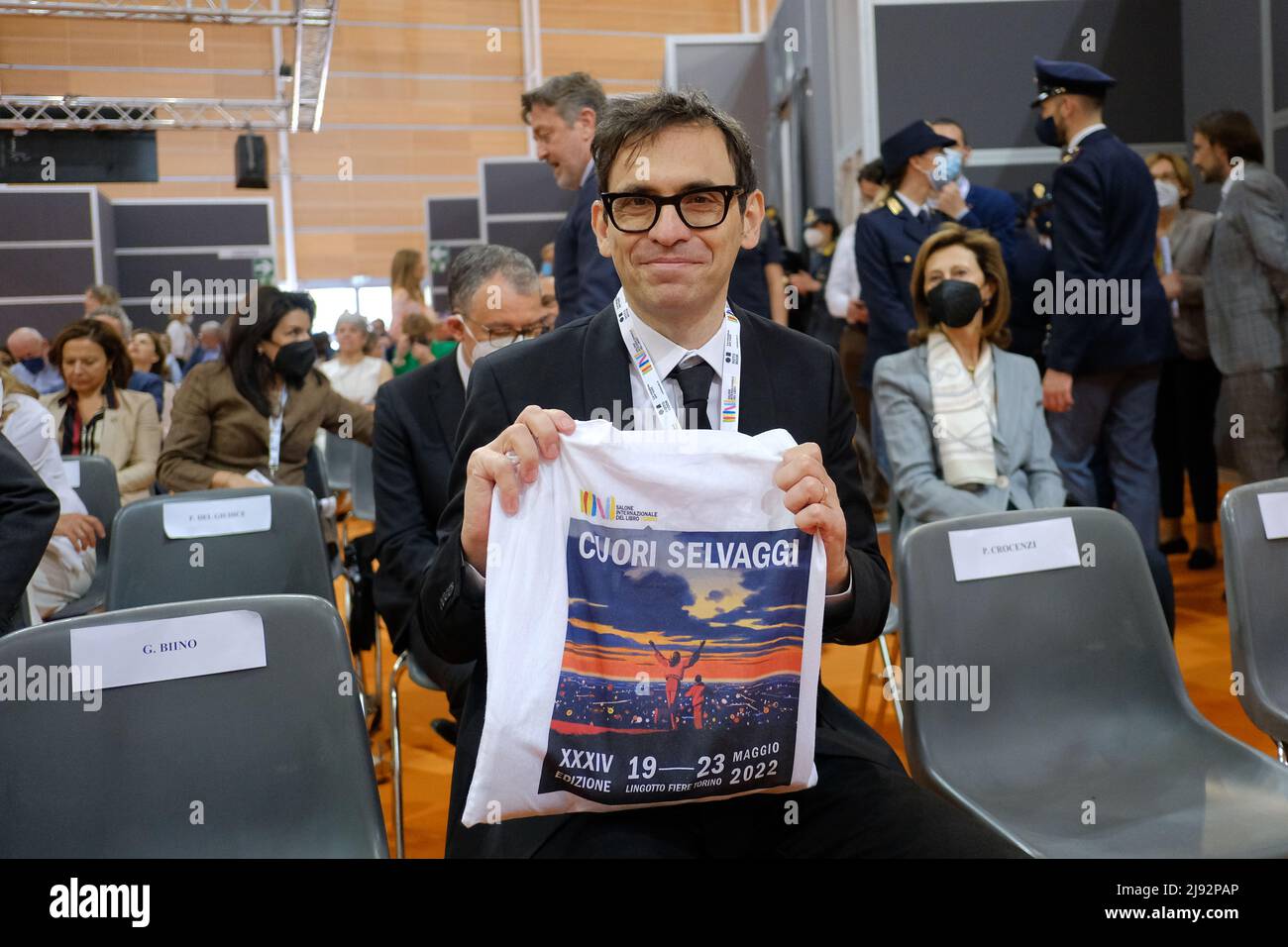 Torino, Torino, Italia. 19th maggio 2022. Apertura dell'edizione 34th della Fiera Internazionale del Libro di Torino. (Credit Image: © Bruno Brizzi/Pacific Press via ZUMA Press Wire) Foto Stock