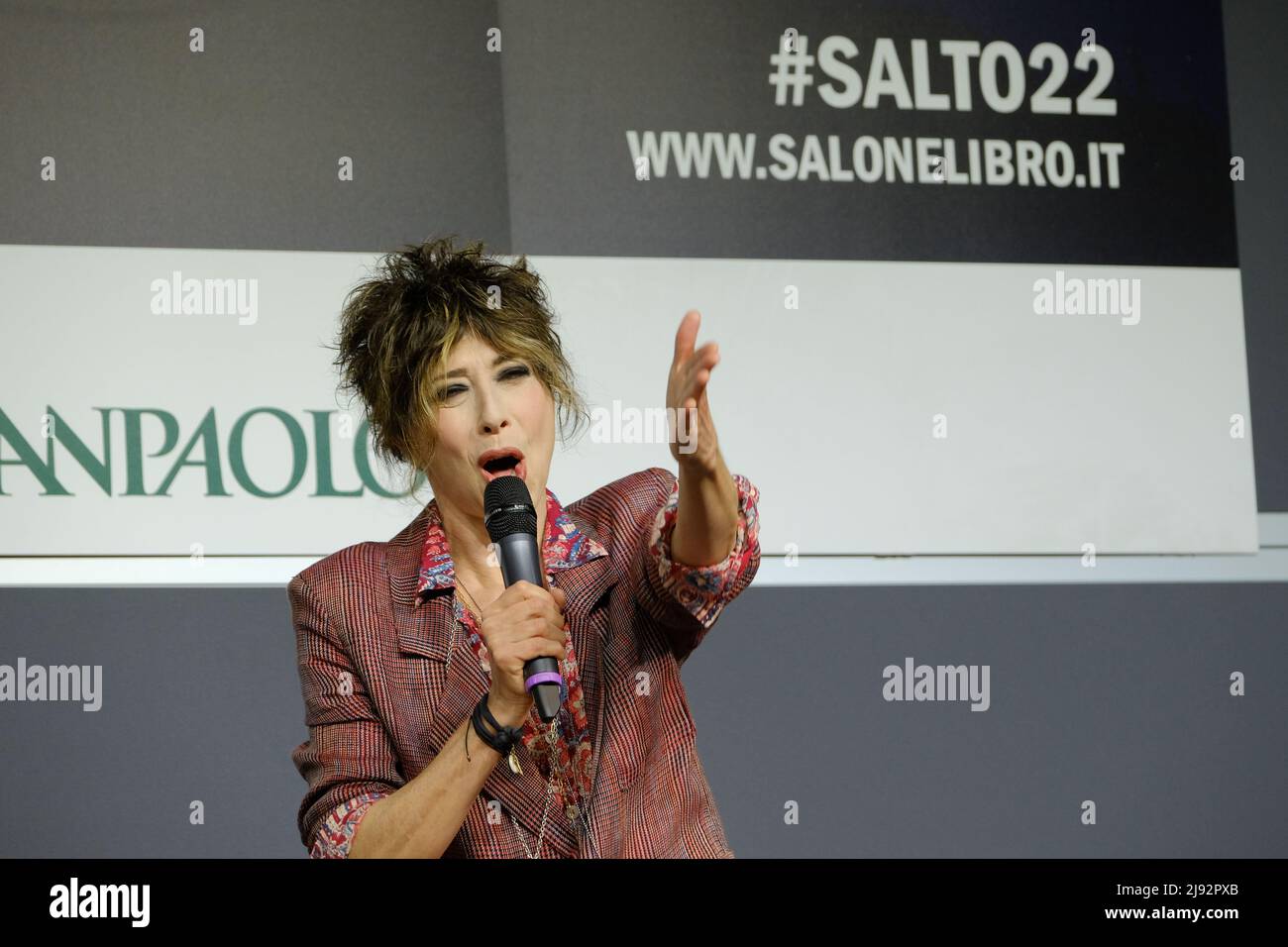 Torino, Torino, Italia. 19th maggio 2022. Apertura dell'edizione 34th della Fiera Internazionale del Libro di Torino. (Credit Image: © Bruno Brizzi/Pacific Press via ZUMA Press Wire) Foto Stock