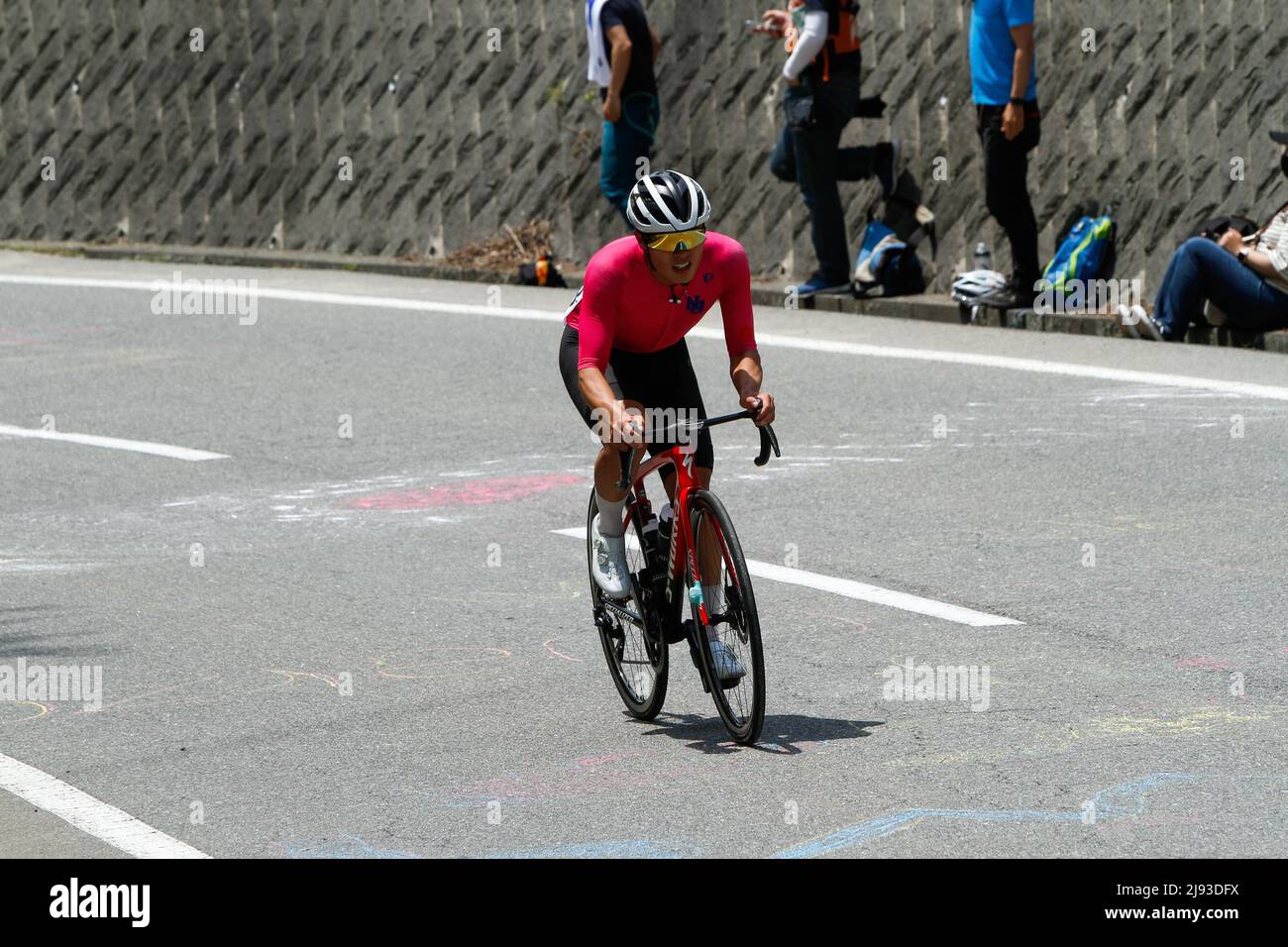 iida, nagano, giappone, 2022/19/05 , Tour ciclistico professionale del Giappone tenuto a Iida nella primavera del 2022. Foto Stock