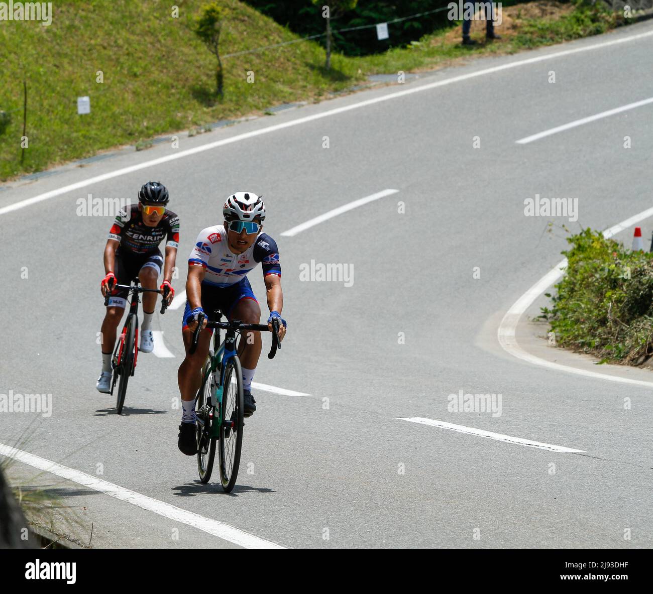 iida, nagano, giappone, 2022/19/05 , Tour ciclistico professionale del Giappone tenuto a Iida nella primavera del 2022. Foto Stock