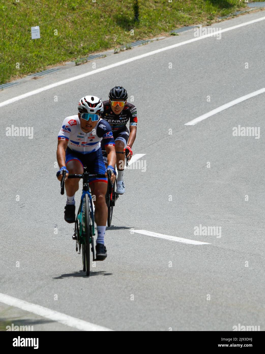 iida, nagano, giappone, 2022/19/05 , Tour ciclistico professionale del Giappone tenuto a Iida nella primavera del 2022. Foto Stock