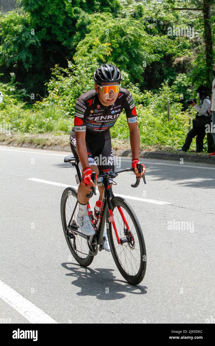 iida, nagano, giappone, 2022/19/05 , Tour ciclistico professionale del Giappone tenuto a Iida nella primavera del 2022. Foto Stock