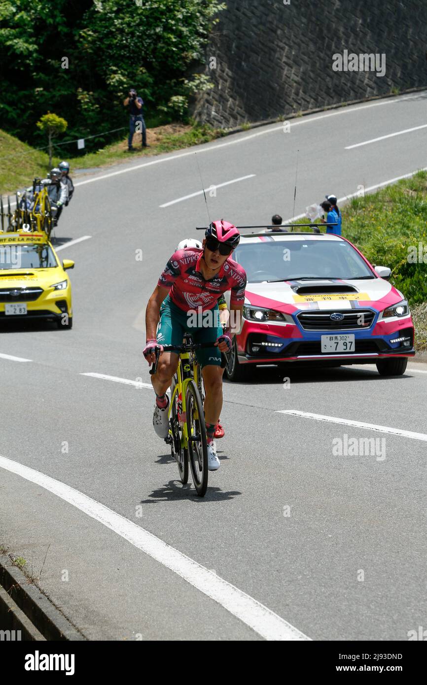 iida, nagano, giappone, 2022/19/05 , Tour ciclistico professionale del Giappone tenuto a Iida nella primavera del 2022. Foto Stock