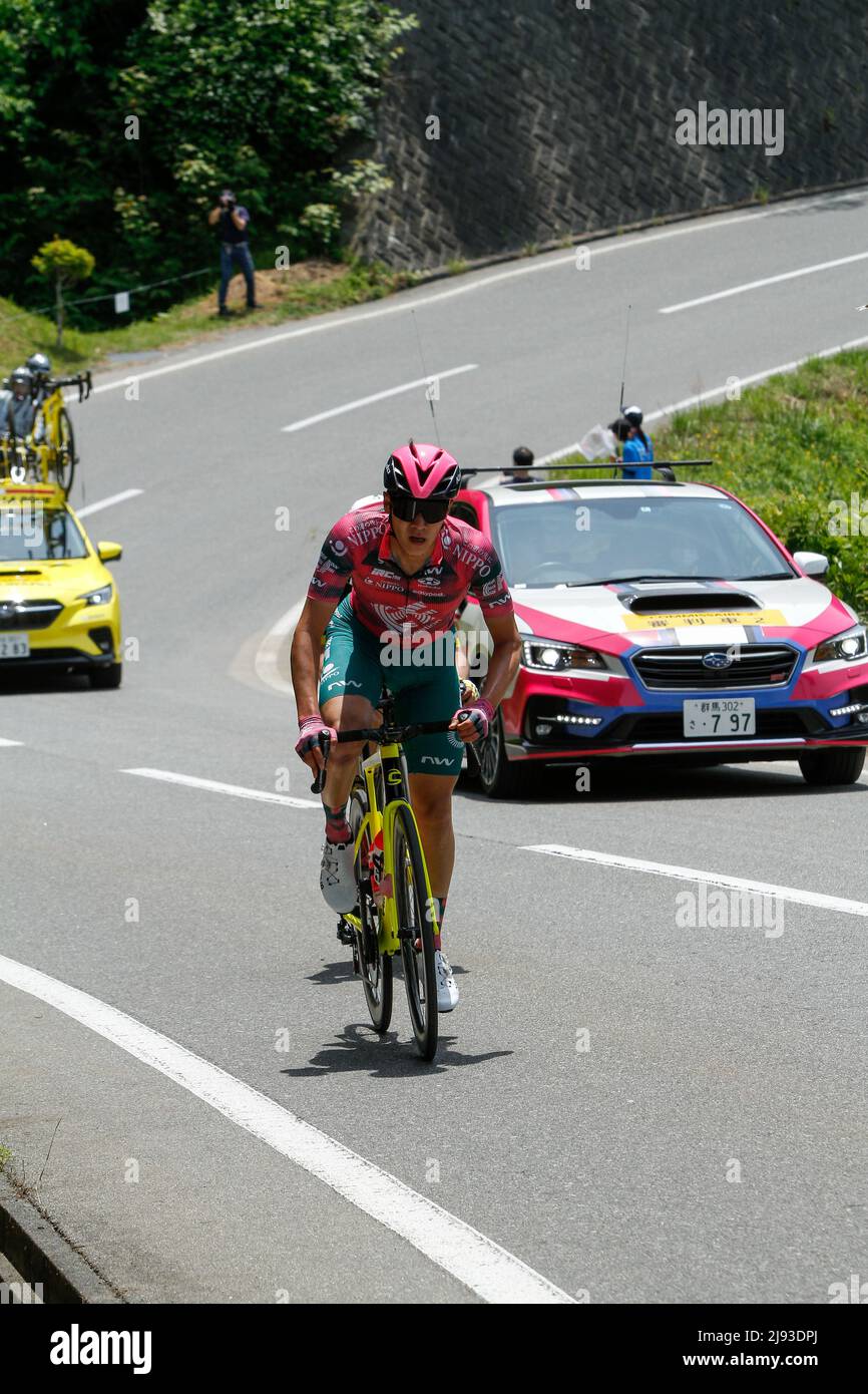 iida, nagano, giappone, 2022/19/05 , Tour ciclistico professionale del Giappone tenuto a Iida nella primavera del 2022. Foto Stock