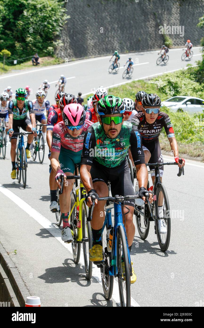 iida, nagano, giappone, 2022/19/05 , Tour ciclistico professionale del Giappone tenuto a Iida nella primavera del 2022. Foto Stock