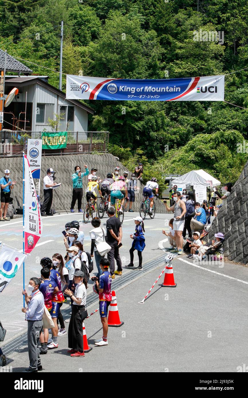 iida, nagano, giappone, 2022/19/05 , Tour ciclistico professionale del Giappone tenuto a Iida nella primavera del 2022. Foto Stock