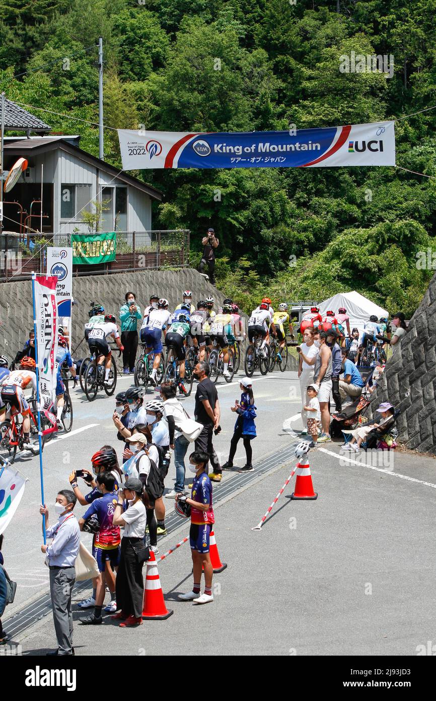 iida, nagano, giappone, 2022/19/05 , Tour ciclistico professionale del Giappone tenuto a Iida nella primavera del 2022. Foto Stock