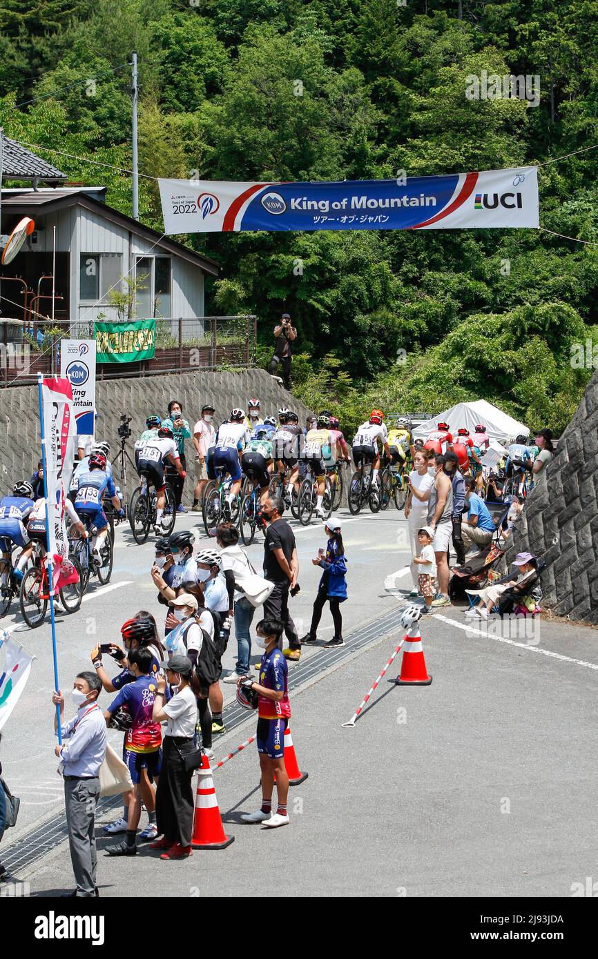 iida, nagano, giappone, 2022/19/05 , Tour ciclistico professionale del Giappone tenuto a Iida nella primavera del 2022. Foto Stock