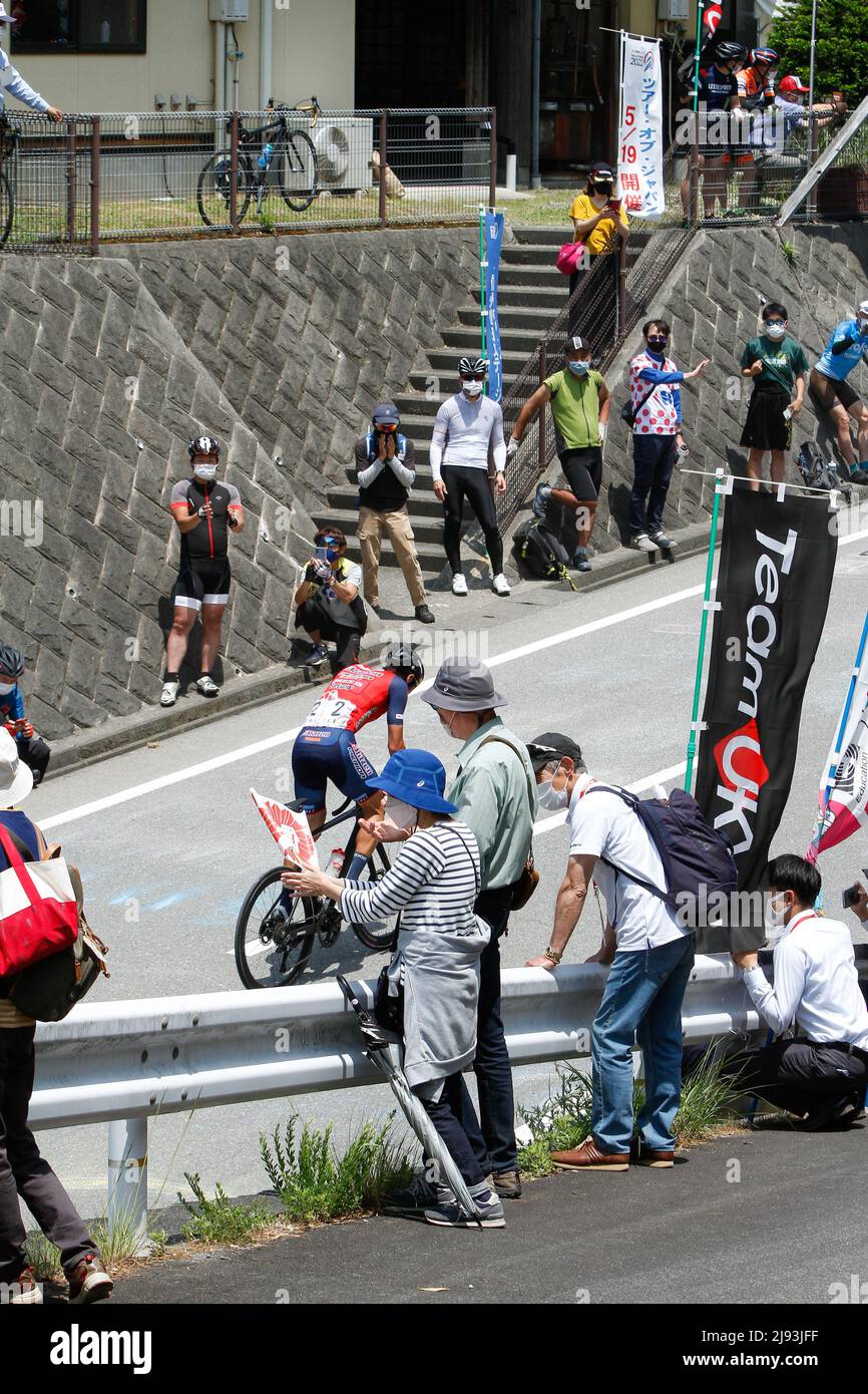 iida, nagano, giappone, 2022/19/05 , Tour ciclistico professionale del Giappone tenuto a Iida nella primavera del 2022. Foto Stock