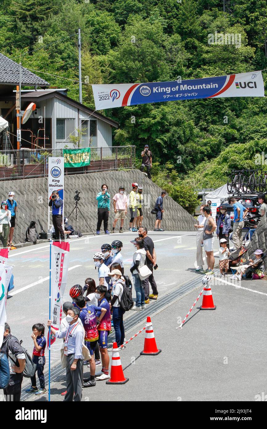 iida, nagano, giappone, 2022/19/05 , Tour ciclistico professionale del Giappone tenuto a Iida nella primavera del 2022. Foto Stock