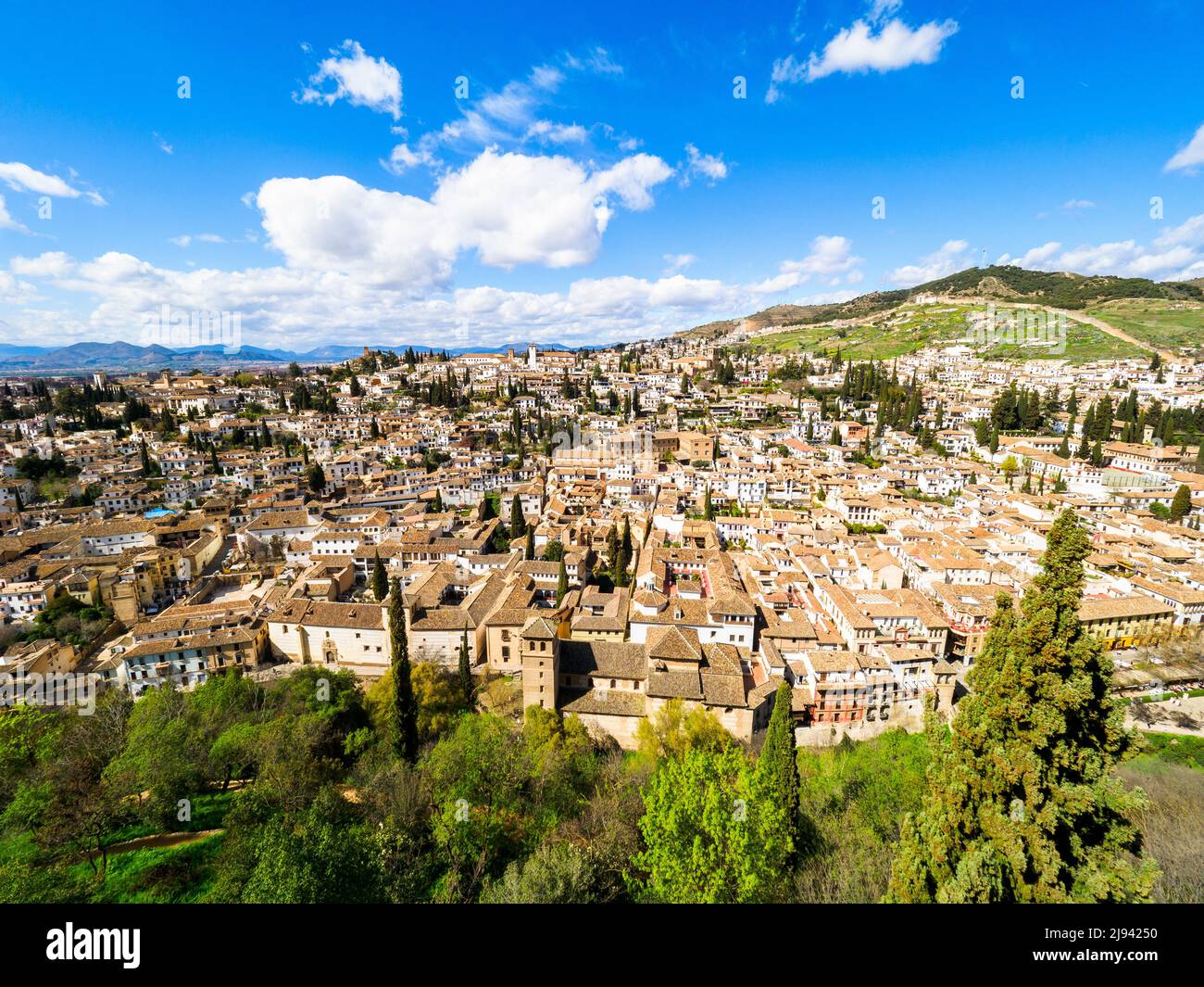 Zona di San Pedro - Granada, Spagna Foto Stock