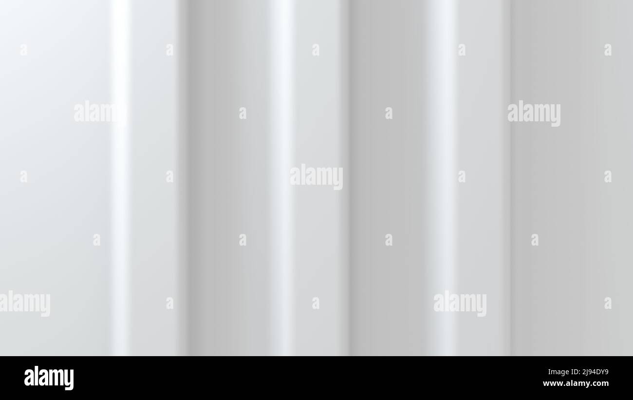 Sfondo bianco convesso in geometria anti-aliasing. 3d rendering Foto Stock