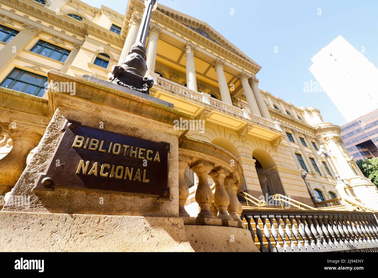 Biblioteca nazionale del Brasile Foto Stock