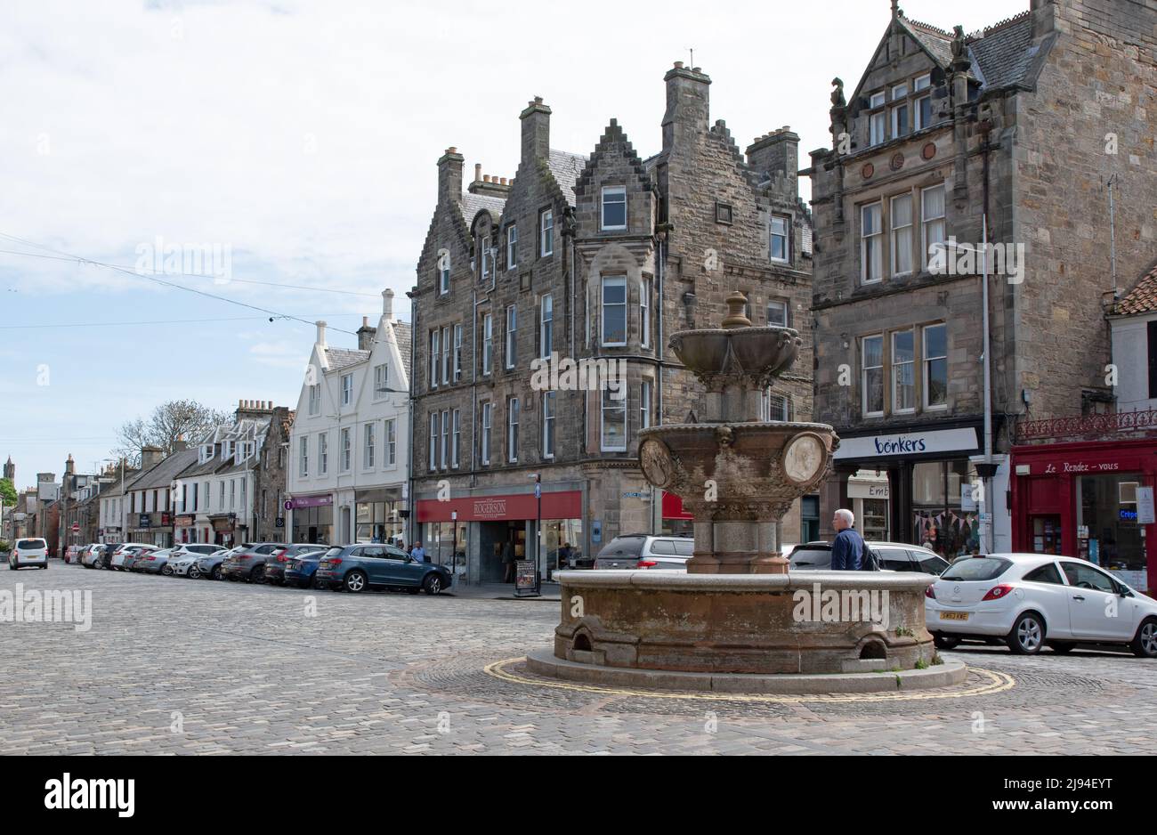 Market Street St Andrews Foto Stock