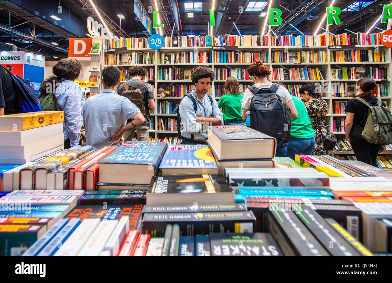 Italia 19th Maggio 2022 Piemonte Torino Lingotto -Fiera Internazionale del Libro 2022 Foto Stock