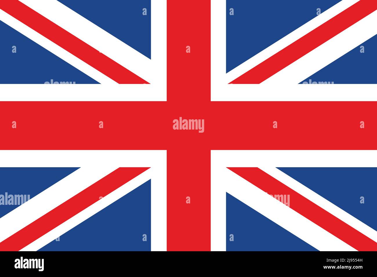 Bandiera del vettore Gran Bretagna Illustrazione Vettoriale