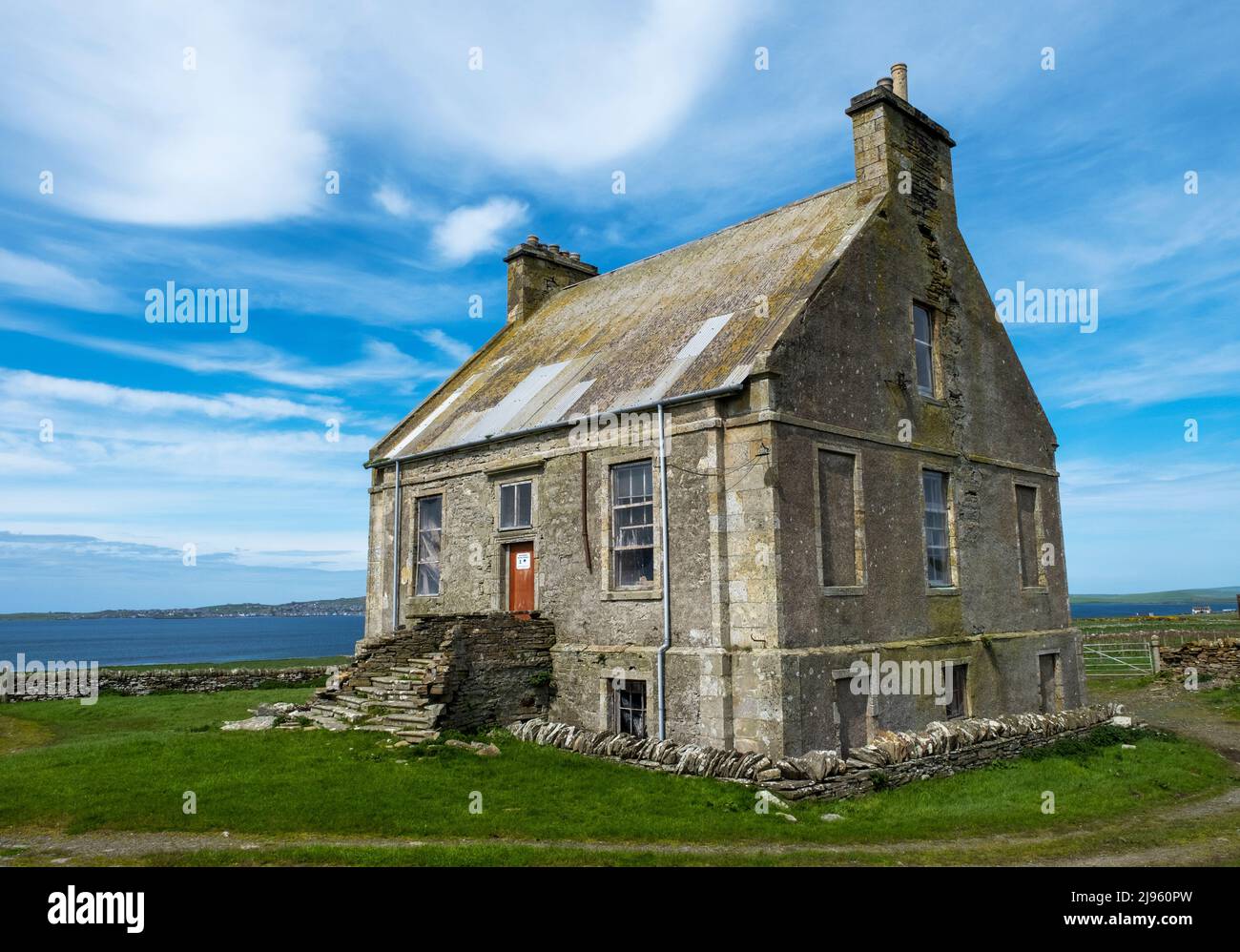 The Hall of Clestrain on Mainland Orkney, luogo di nascita di John Rae l'esploratore artico del 19th secolo. Foto Stock
