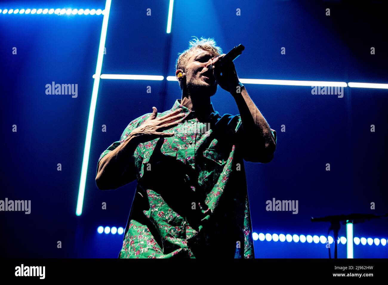 Rotterdam, Paesi Bassi. 20th maggio 2022. 2022-05-20 20:17:41 ROTTERDAM - la banda Haarlem Chef Special con cantante Joshua Nolet durante un concerto nella fase RTM a Rotterdam Ahoy. ANP PAUL BERGEN netherlands out - belgio out Credit: ANP/Alamy Live News Foto Stock