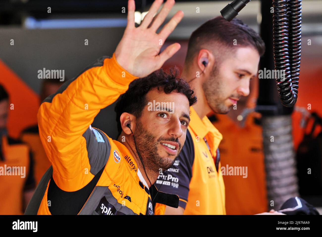 Daniel Ricciardo (AUS) McLaren. 21.05.2022. Formula 1 World Championship, Rd 6, Gran Premio di Spagna, Barcellona, Spagna, Giorno di qualificazione. Il credito fotografico dovrebbe essere: XPB/Press Association Images. Foto Stock