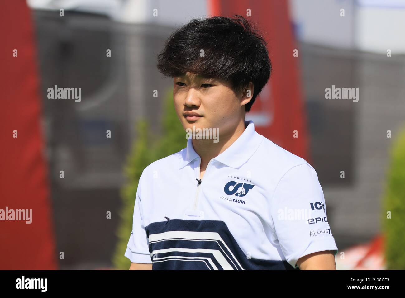 21st maggio 2022; Barcellona, Circuit de Barcelona Catalunya, Spagna. F1 Gran Premio di Spagna, Qualifiche; Scuderia AlphaTauri, Yuki Tsunoda Foto Stock