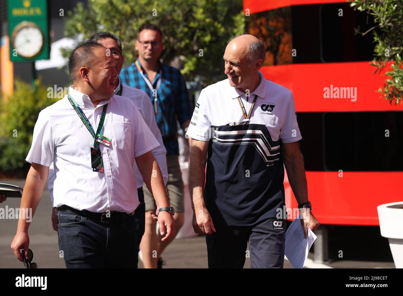 21st maggio 2022; Barcellona, Circuit de Barcelona Catalunya, Spagna. F1 Gran Premio di Spagna, Qualifiche; Franz Tost, team principal della scuderia AlphaTauri Foto Stock
