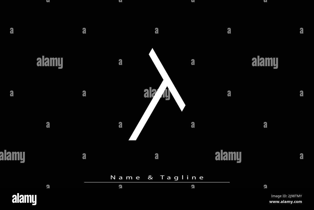 Lettere alfabetiche iniziali logo monogramma T Illustrazione Vettoriale