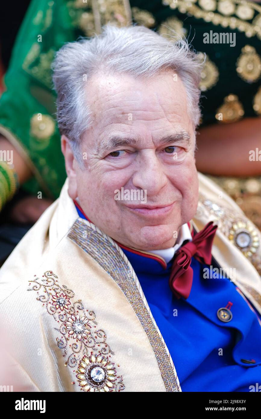 Cannes, Francia. 21st maggio 2022. Cannes, Francia, sabato, maggio. 21, 2022 - Paul-Loup Sulitzer è visto al Triangolo di tristezza tappeto rosso durante il Festival del Cinema di Cannes 75th al Palais des Festivals et des Congrès de Cannes . Foto di Credit: Julie Edwards/Alamy Live News Foto Stock