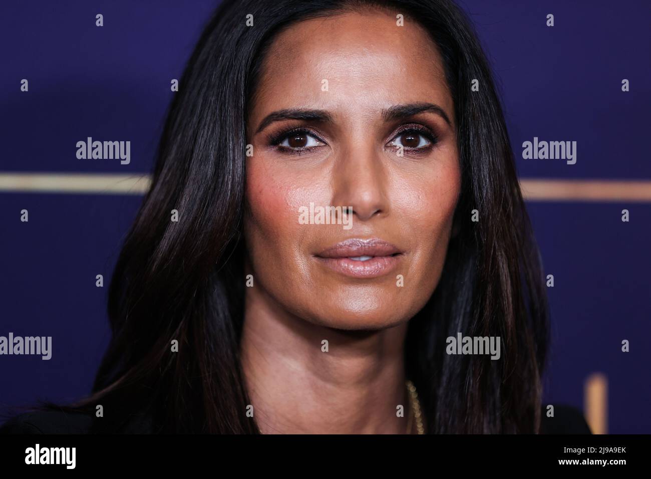 Hollywood, Stati Uniti. 21st maggio 2022. HOLLYWOOD, LOS ANGELES, CALIFORNIA, USA - MAGGIO 21: Lo scrittore indiano-americano Padma Lakshmi arriva all'evento FYC della NBCUniversal per il 'Top Chef' tenuto presso la NBCU FYC House il 21 Maggio 2022 a Hollywood, Los Angeles, California, Stati Uniti. (Foto di Xavier Collin/Image Press Agency) Credit: Image Press Agency/Alamy Live News Foto Stock