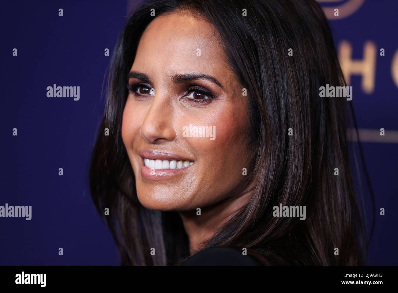 Hollywood, Stati Uniti. 21st maggio 2022. HOLLYWOOD, LOS ANGELES, CALIFORNIA, USA - MAGGIO 21: Lo scrittore indiano-americano Padma Lakshmi arriva all'evento FYC della NBCUniversal per il 'Top Chef' tenuto presso la NBCU FYC House il 21 Maggio 2022 a Hollywood, Los Angeles, California, Stati Uniti. (Foto di Xavier Collin/Image Press Agency) Credit: Image Press Agency/Alamy Live News Foto Stock