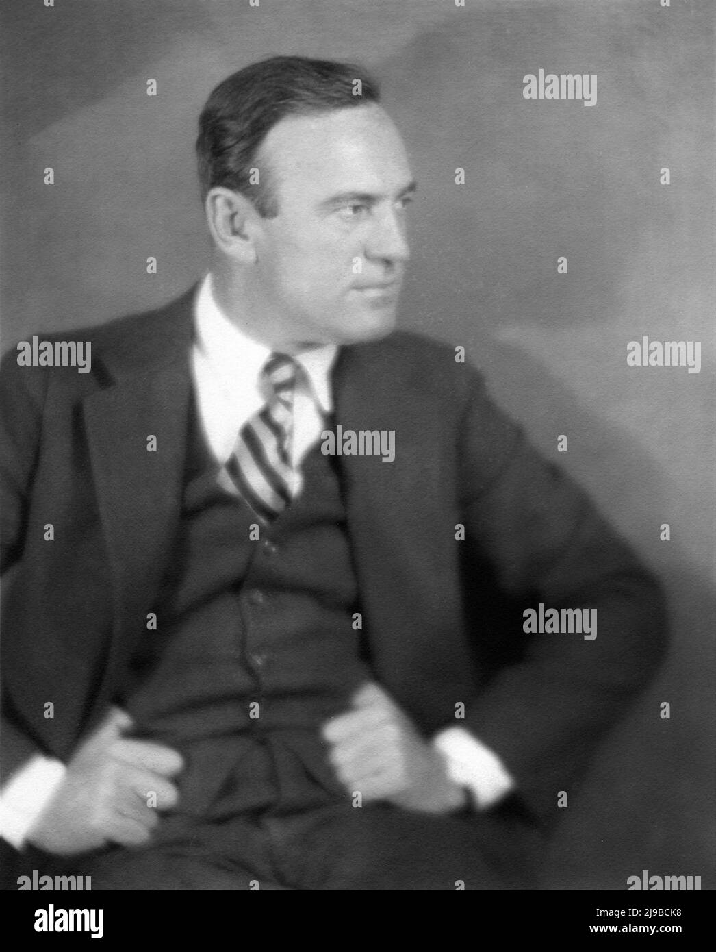American Movie Director SAM WOOD 1922 Ritratto del futuro regista JAMES WONG HOWE Foto Stock