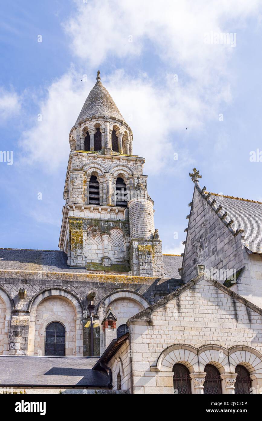 Eglise Notre-Dame la Grande a Poitiers in provincia di Vienne Nouvelle-Aquitaine regione Francia Foto Stock