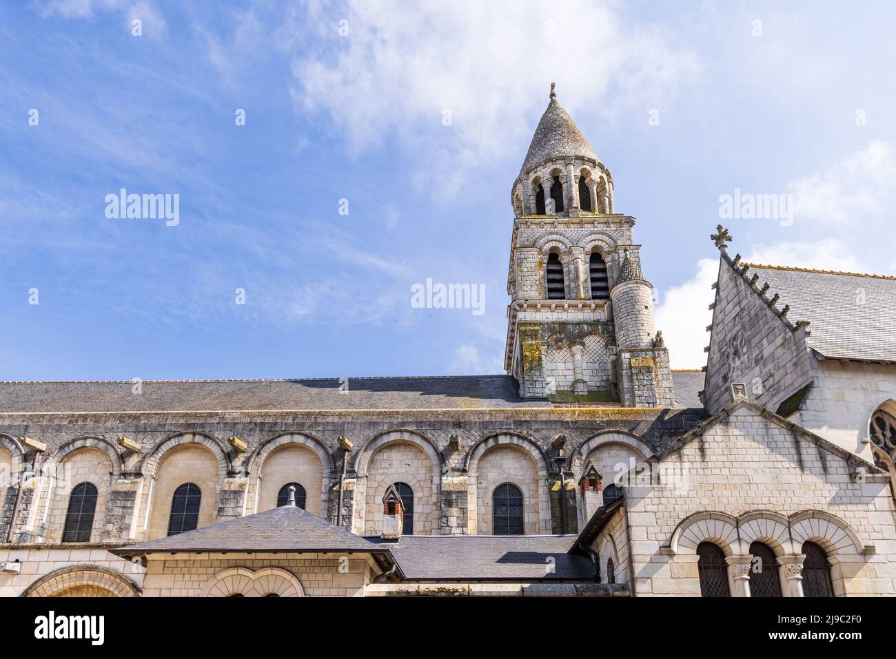 Eglise Notre-Dame la Grande a Poitiers in provincia di Vienne Nouvelle-Aquitaine regione Francia Foto Stock