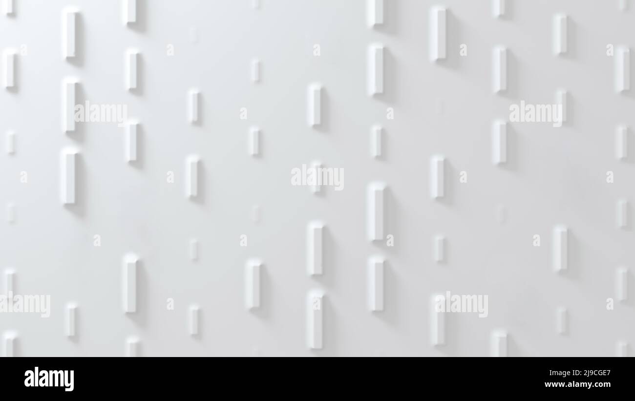 Sfondo bianco convesso in geometria anti-aliasing. 3d rendering Foto Stock