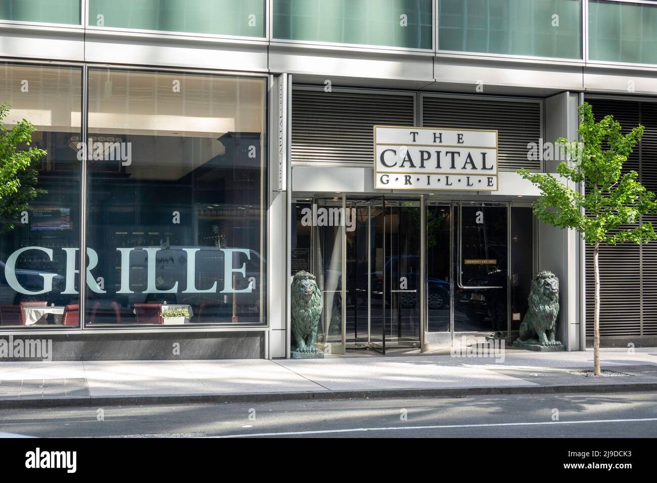 Il Capital Grille è una catena di ristoranti americani di lusso di proprietà di Darden Restaurants, New York City, USA 2022 Foto Stock