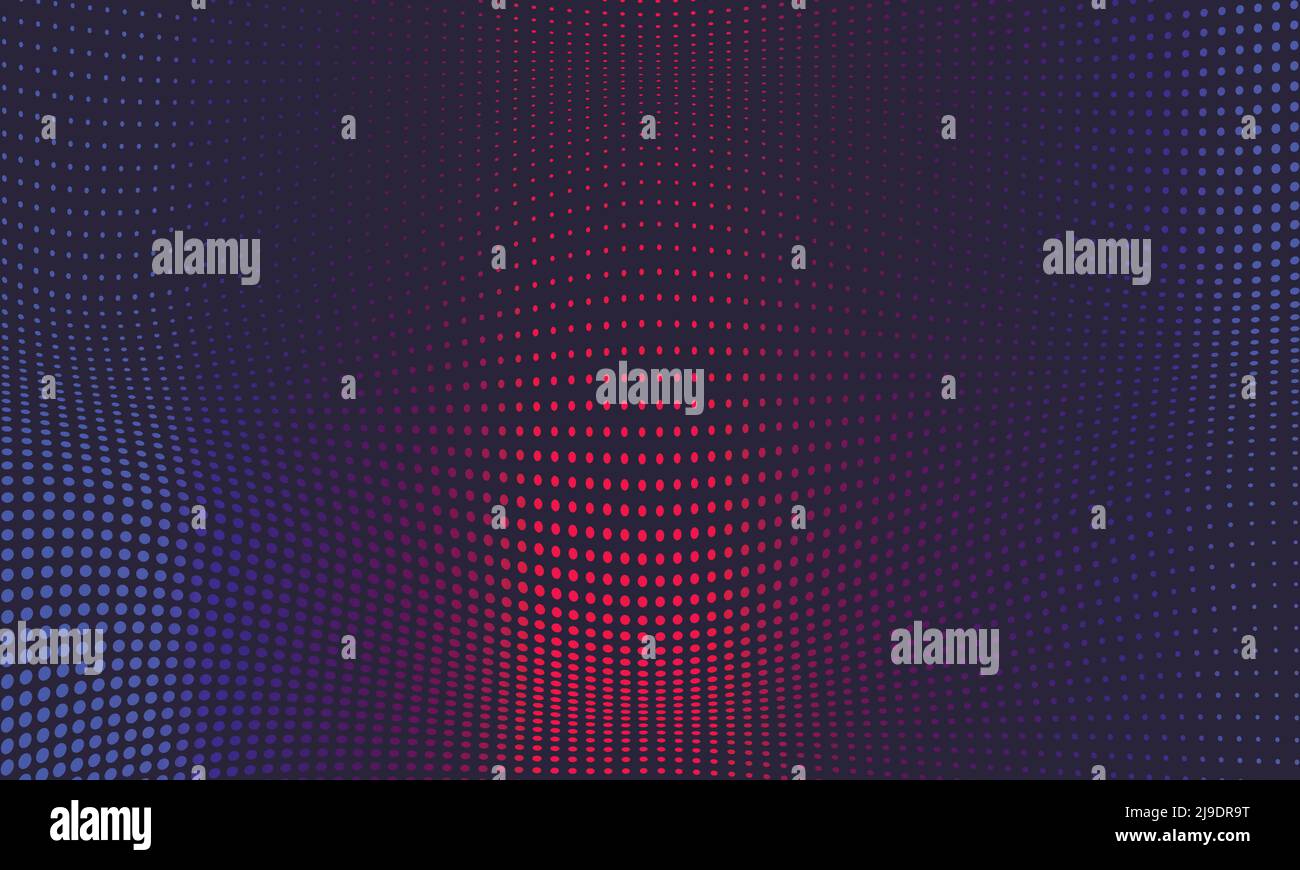 Copertina dal design minimalista. Gradienti di mezzitoni colorati. Sfondo geometrico moderno. Sfondo blu scuro a mezzitoni con una striscia di rosso scuro chiaro. Vet Illustrazione Vettoriale