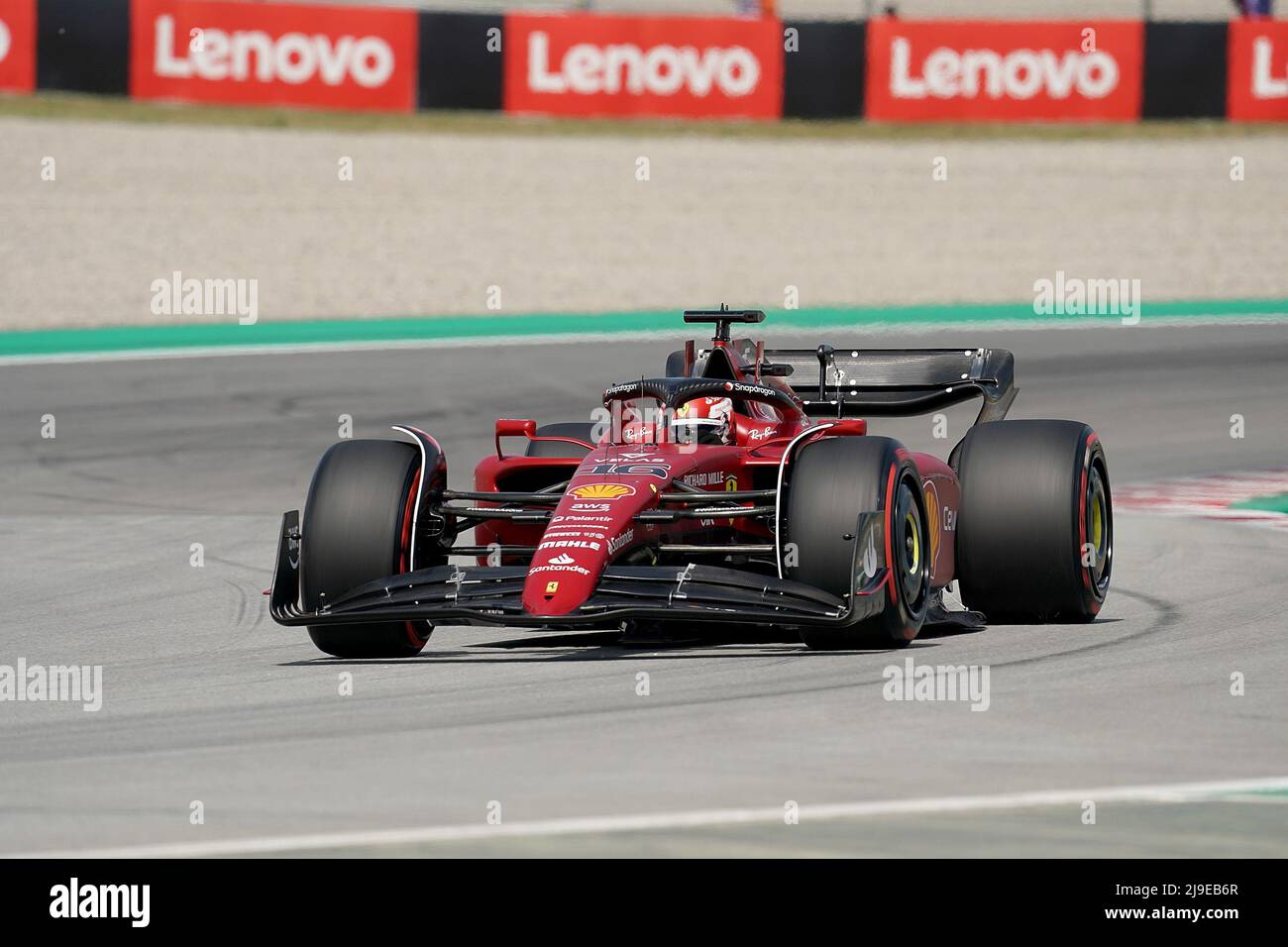 21.05.2022, Circuit de Catalunya, Barcellona, F1 Gran Premio Pirelli von Spanien 2022 , im Bild Charles Leclerc (MCO), Scuderia Ferrari Foto Stock