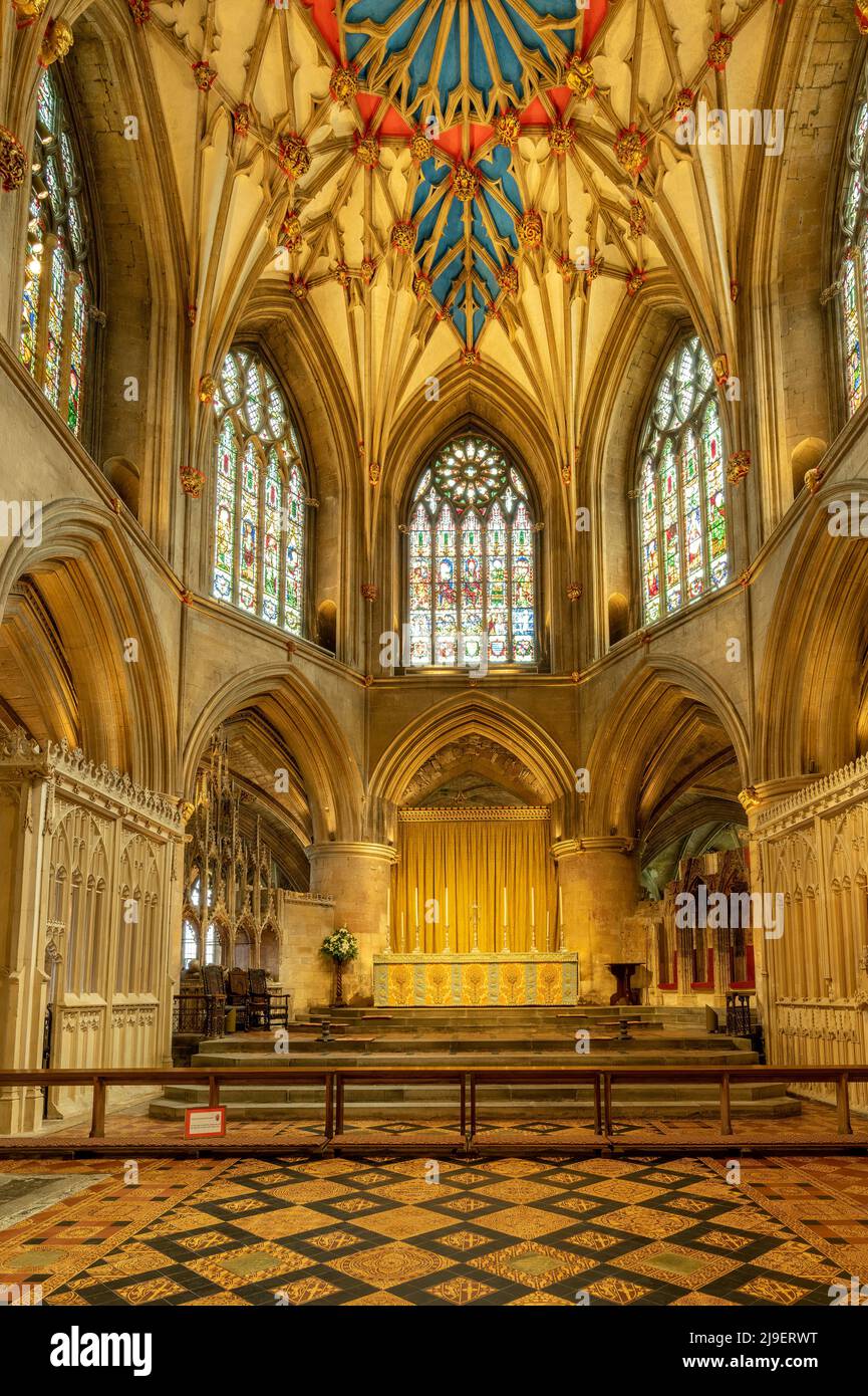 Costruito dall'abbazia di tewkesbury immagini e fotografie stock ad