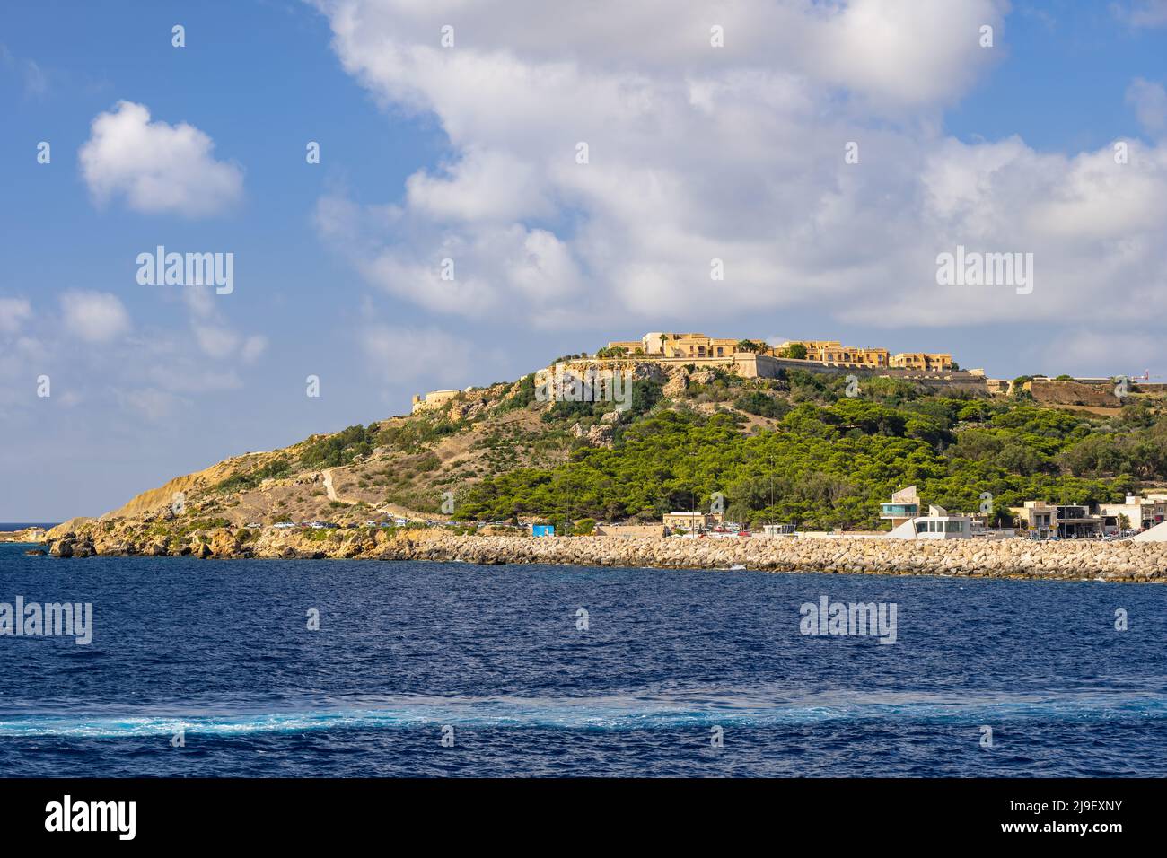 Malta, Isola di Gozo nel Mediterraneo, arcipelago maltese. Foto Stock