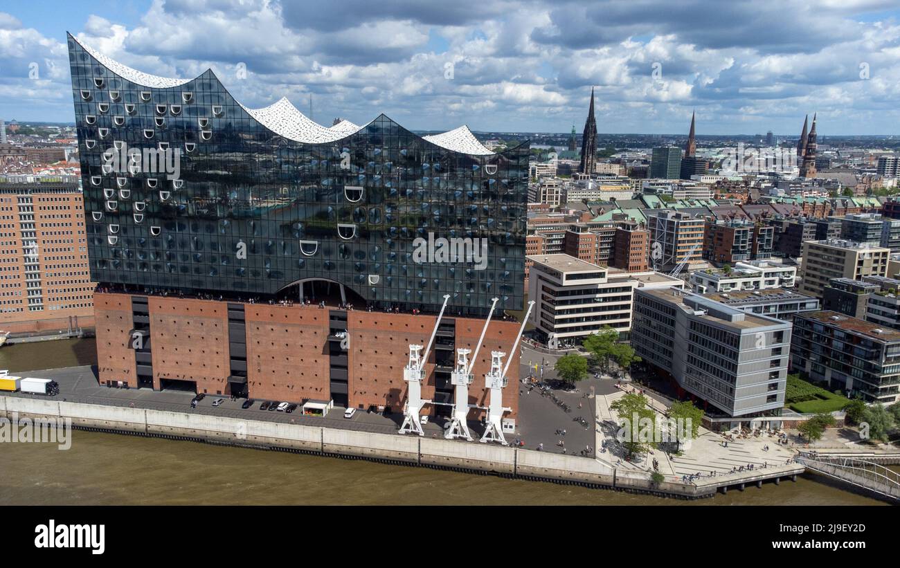Elbphilharmonie Hamburg, Sala dei Concerti, Hambuerg, Germania Foto Stock