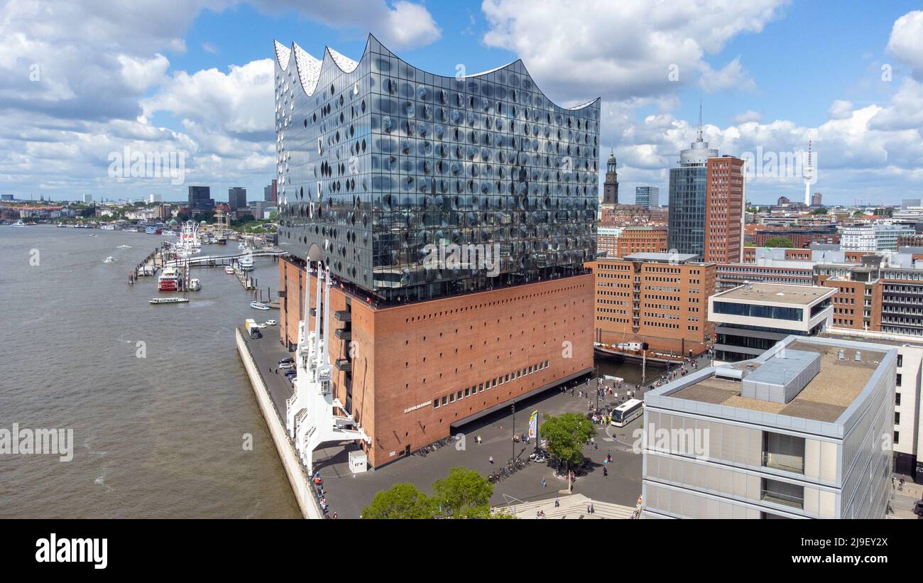 Elbphilharmonie Hamburg, Sala dei Concerti, Hambuerg, Germania Foto Stock